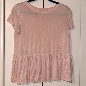 Pink babydoll shirt